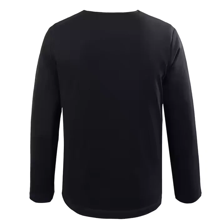 Black Anti-Cut® Knife-Proof Long Shirts Stab-Resistant - Image 4